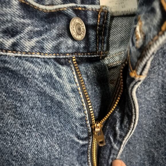 M865) Levi's 560 Women Loose Fit Straight Leg Hi Rise Jeans Size 14 Reg (32/30) - Picture 6 of 8